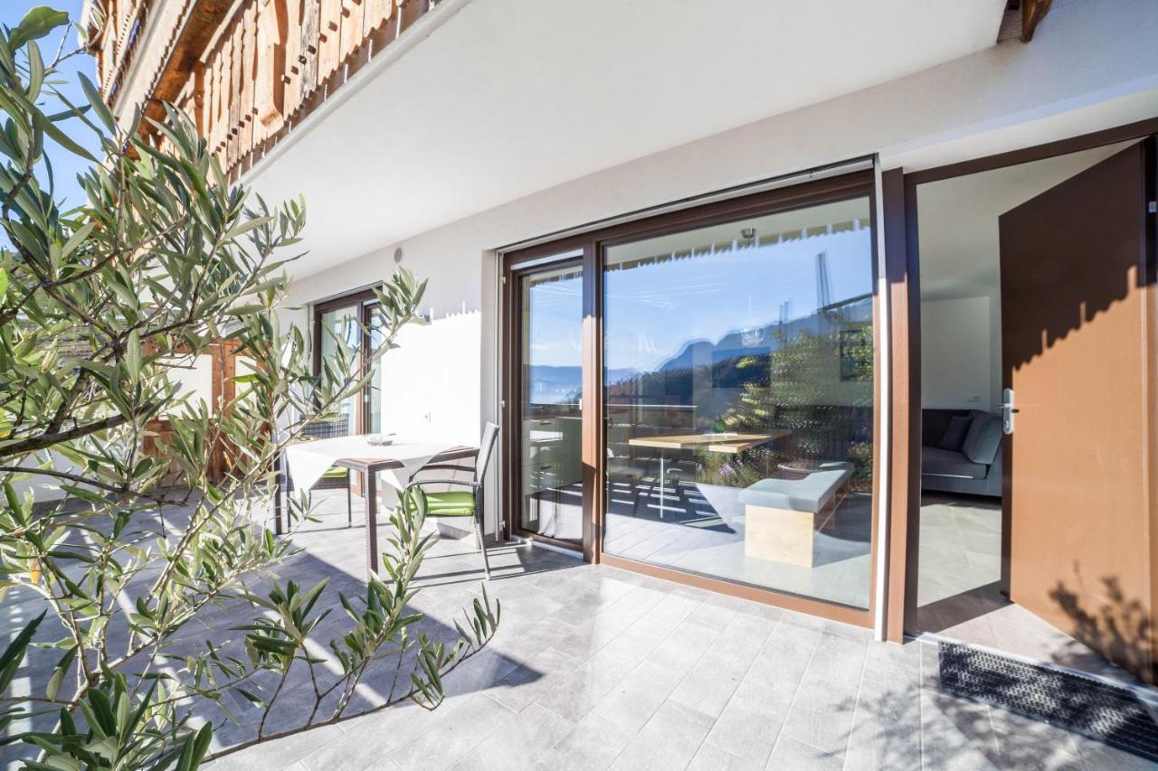 Oberegghof Ferienwohnung Garten Rifiano Luaran gambar