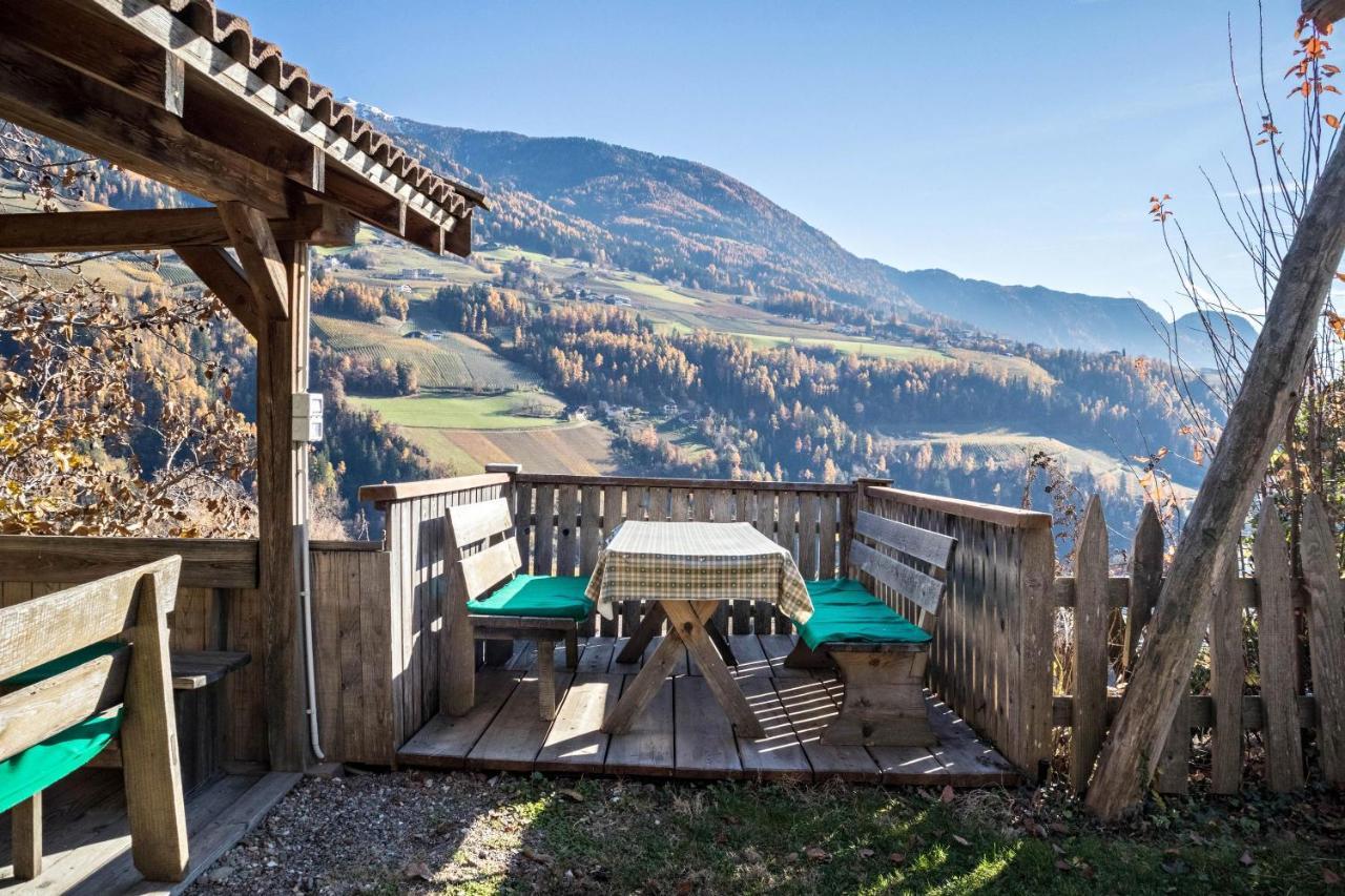 Oberegghof Ferienwohnung Garten Rifiano Luaran gambar